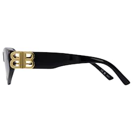 Balenciaga-Bb0095S Sunglasses - Balenciaga  - Black/Gold/Grey - Acetate-Black