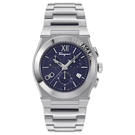Salvatore Ferragamo-Salvatore Ferragamo Vega Chrono Bracelet Watch-Silvery,Metallic