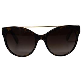 Dolce & Gabbana-Dolce & GabbanaTop Havana on Gold 4280 Sunglasses in Multicolor Acetate-Multiple colors