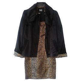 D&G Leopard Print Dress Polyamide Size 40 Leopard print