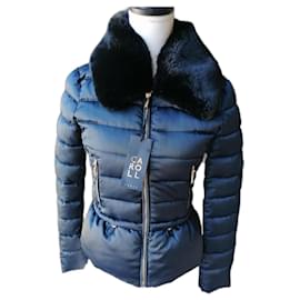 CAROLL-Puffer Jacket Navy-Navy blue