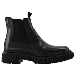 Autre Marque-type 156 Boots in Black Leather-Black