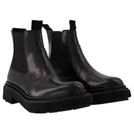 Autre Marque-type 156 Boots in Black Leather-Black