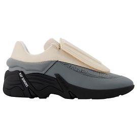 Raf Simons Tênis Antei em couro marfim e cinza Multicor