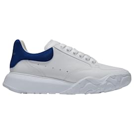 Alexander Mcqueen-Court Sneakers - Alexander Mcqueen - White/Blue Paris - Leather-White