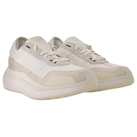 Y3-Y-3 Ajatu Run Sneakers in White-White