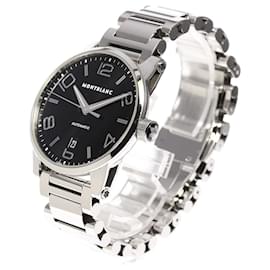 Data Automática Montblanc TimeWalker Prata