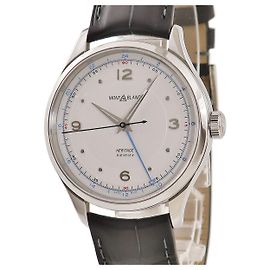 Relógio Montblanc Heritage Dual Time Cinza
