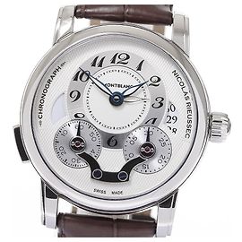 Relógio Automático Montblanc Nicolas Rieussec Marrom