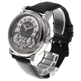 Montblanc Nicolas Rieussec One Push Chrono Preto Hardware prateado