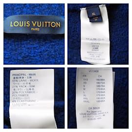 Louis Vuitton-Pull à col rond Louis Vuitton-Bleu