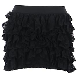 Isabel Marant Etoile-Falda elegante-Negro