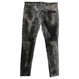 Balmain-Balmain jeans in marble denim-Grey