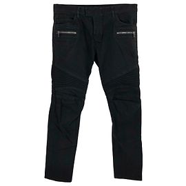 Balmain-Jeans aus schwarzem Denim Schwarz