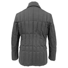 Corneliani-Cornéliani jacket in black quilted fabric with down-Black