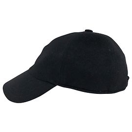 Loro Piana Mütze aus schwarzem Kaschmir Schwarz