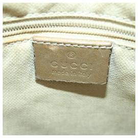 Gucci-Gucci GG Canvas shoulder bag 2way Beige Auth ki2405-Beige