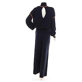Roksanda Wool Jumpsuit Blue Blue