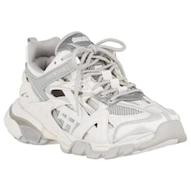 Balenciaga-Balenciaga Mens Track 2 Sneakers-White