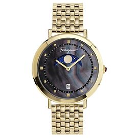Salvatore Ferragamo Ferragamo Logomania Moon  Watch Golden Metallic