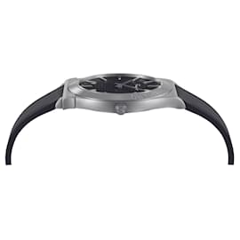 Salvatore Ferragamo-Salvatore Ferragamo Gancini Leather Watch-Silvery,Metallic