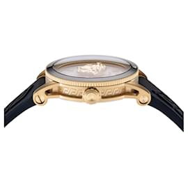 Versace-Montre Versace V-Palazzo en silicone-Doré,Métallisé