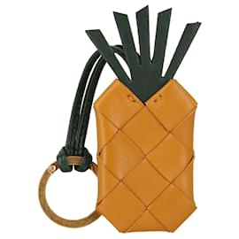 Bottega Veneta-Bottega Veneta Pineapple Leather Key Ring-Multiple colors