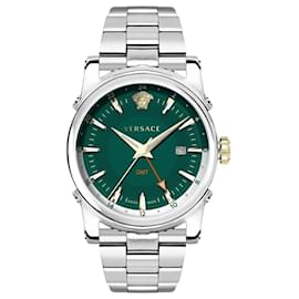 Versace-Versace GMT Vintage Bracelet Watch-Metallic