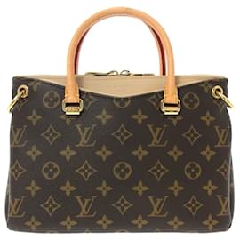 Louis Vuitton-Louis Vuitton Brown Monogram Pallas Satchel-Brown