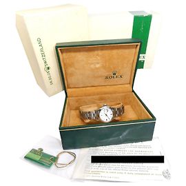 Relógio ROLEX completo com caixa e papéis vintage raros 1970 Prata