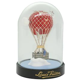 Louis Vuitton-LOUIS VUITTON Snow Globe balloon Exclusive to LV VIP Clear Red LV Auth 32342a-Red,Other