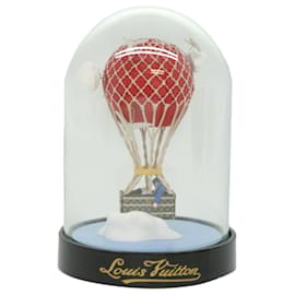 Louis Vuitton-LOUIS VUITTON Snow Globe balloon Exclusive to LV VIP Clear Red LV Auth 32342a-Red,Other