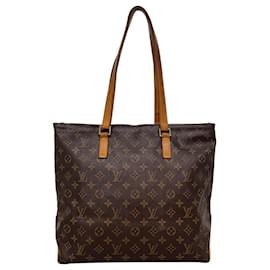 Louis Vuitton-LOUIS VUITTON Monogram Cabas Mezzo Tote Bag M51151 LV Auth ro469-Other