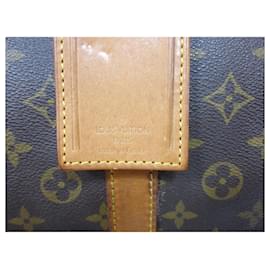 Louis Vuitton-keepall 60 monogram shoulder strap-Brown