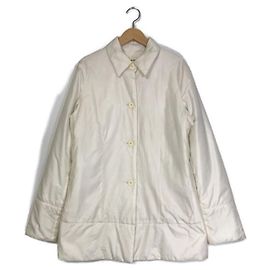 HELMUT LANG Baumwoll-Kurzmantel W Weiß