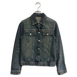HELMUT LANG Persönliche Periode VINTAGE DARK DENIM Jacke W Dunkelblau