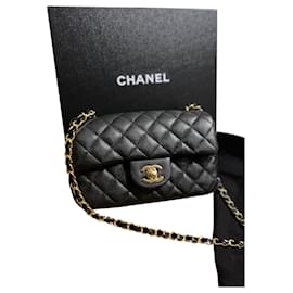 Chanel-Mini rectangle Caviar-Noir