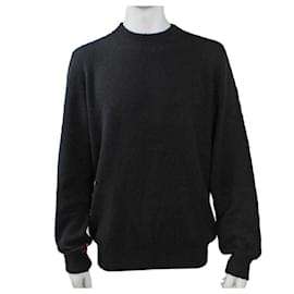 Louis Vuitton-Louis Vuitton Half Monogram Crew Neck Sweater-Black,Pink
