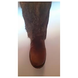 Autre Marque-Boots-Dark brown