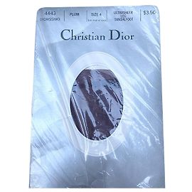 Christian Dior Diorissimo nuovo collant vintage Marrone
