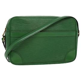 Louis Vuitton-LOUIS VUITTON Epi Trocadero 27 Shoulder Bag Green M52314 LV Auth ki2420-Green