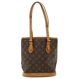 Louis Vuitton-LOUIS VUITTON Monogram Bucket PM Shoulder Bag M42238 LV Auth fm1769-Other