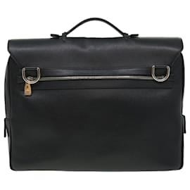 Louis Vuitton-LOUIS VUITTON Taiga Vasili PM Business Bag Black M32640 LV Auth 32356a-Black