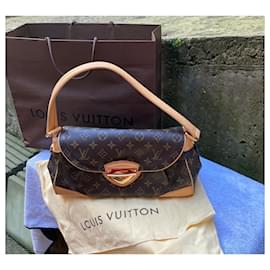 Louis Vuitton-Erhabene Beverly-Tasche in hervorragendem Zustand von Louis Vuitton-Braun