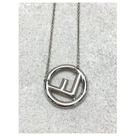 Fendi-Fendi Necklace-Silver hardware
