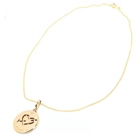 Fendi-Fendi necklace gold metal material-Gold hardware