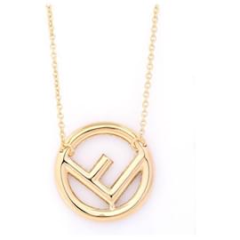 Fendi-Fendi F is Fendi [Necklace]-Gold hardware