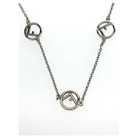 Fendi-Fendi Necklace-Silver hardware