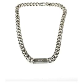 Fendi-FENDI Chain link necklace-Silver hardware