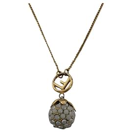 Fendi-Fendi Necklace-Gold hardware